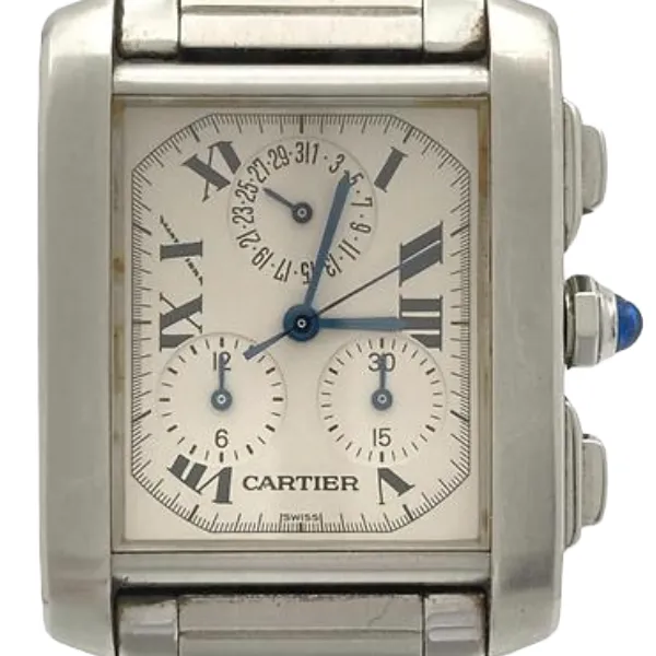 カルティエ タンクフランセーズ クロノリフレックス W51001Q3