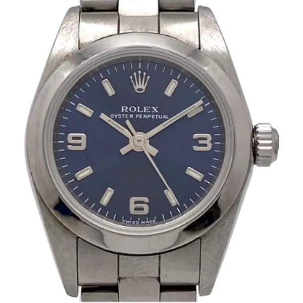 ロレックス オイスターパーペチュアル 76080 ブルー