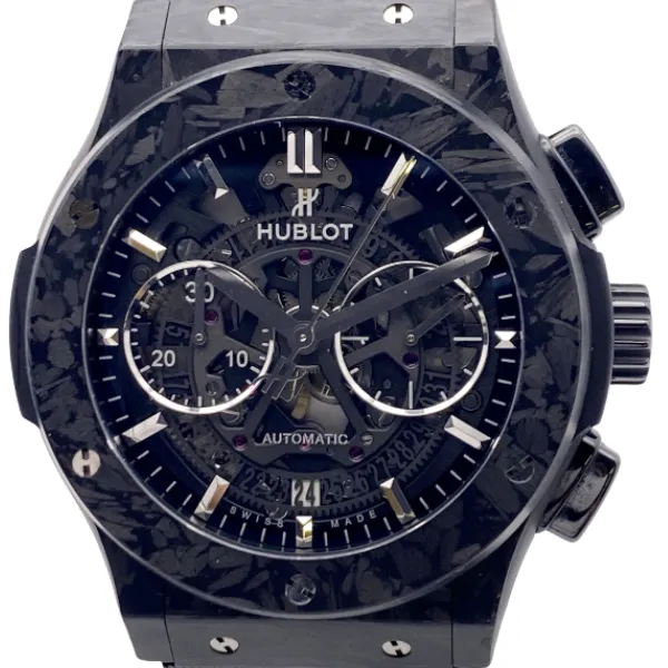 ウブロ クラシック・フュージョン アエロ・フュージョン クロノグラフ フロステッドカーボン 525.QK.0170.NR.JPN