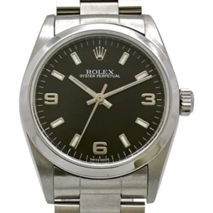ロレックス オイスターパーペチュアル 77080 ブラック