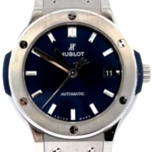 ウブロ クラシック・フュージョン チタニウム ブルー 565.NX.7170.LR