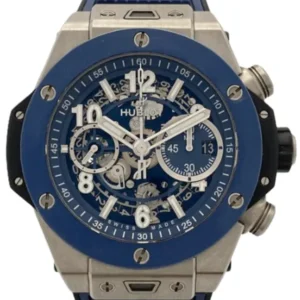 ウブロ ビッグ バン ウニコ チタニウム ブルーセラミック 44 mm 421.NL.5170.RX