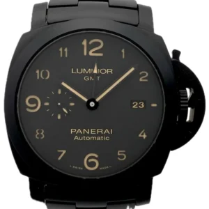 パネライ トゥットネロ ルミノール GMT チェラミカ PAM01438