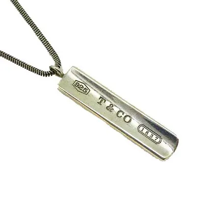 ネックレス ナロー プレート シルバー SV925