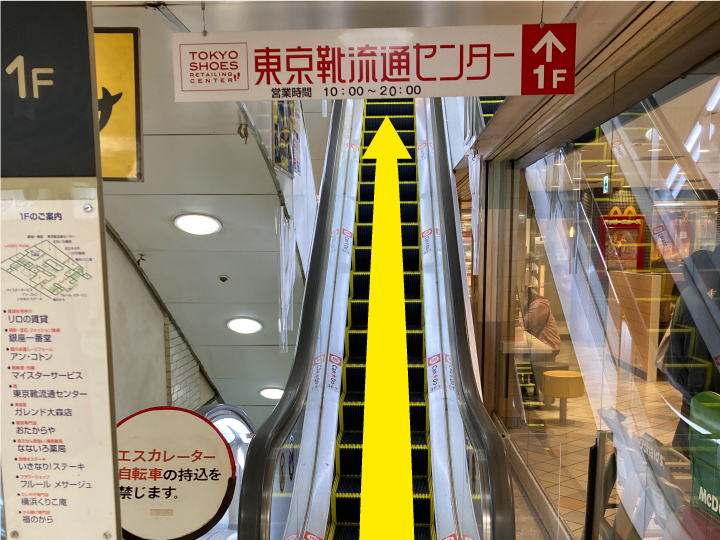 おたからや大森駅ビルララ店までのアクセス（4）
