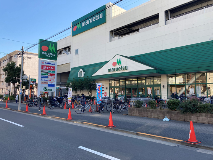 おたからやマルエツ新糀谷店までのアクセス（4）