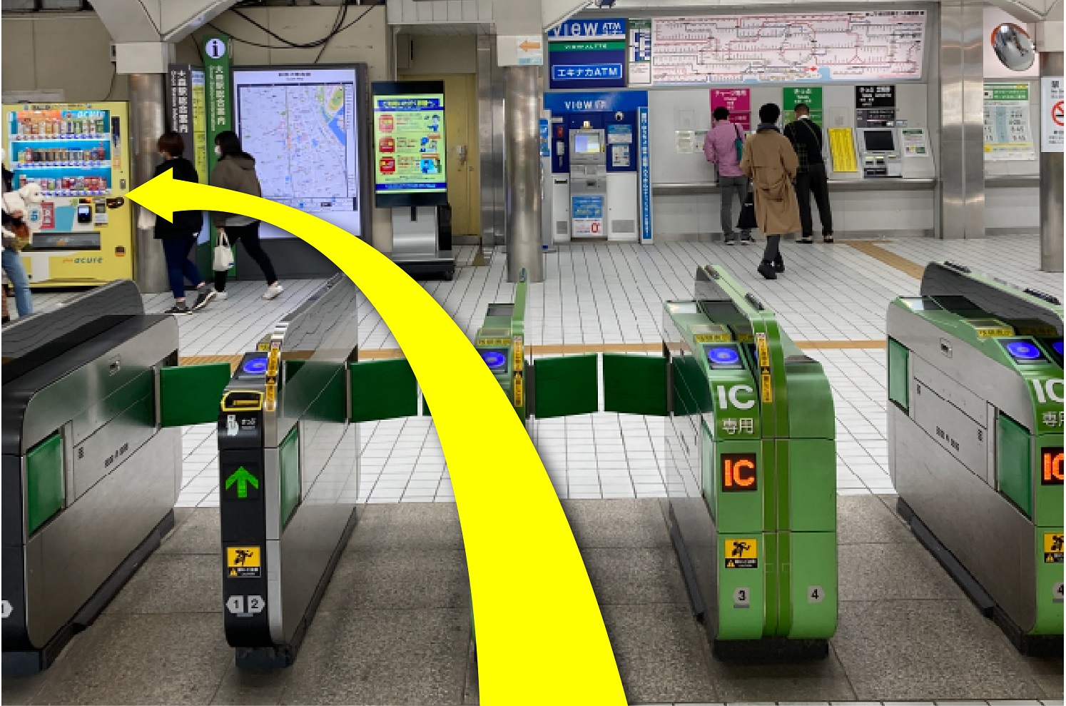おたからや大森駅ビルララ店までのアクセス（1）