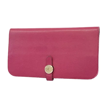 エルメス ドゴン ロング レザー ピンクの参考買取価格