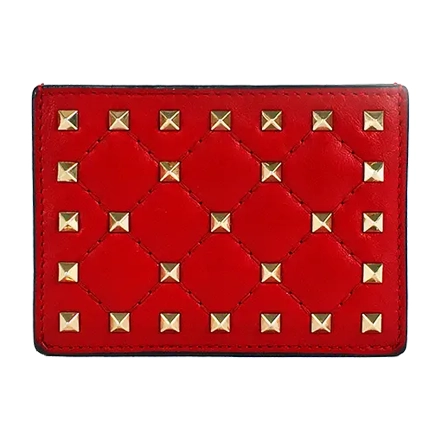 ロックスタッズ レザー レッド カードケースの買取実績