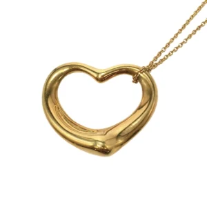 ティファニー オープンハート ネックレス K18