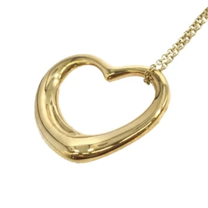 ティファニー オープンハート ネックレス K18