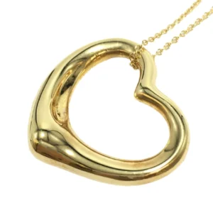 ティファニー オープンハート ネックレス K18