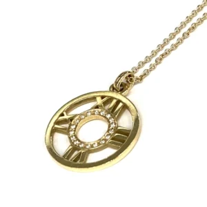 ティファニー アトラス ネックレス オープン メダリオン ダイヤ PG