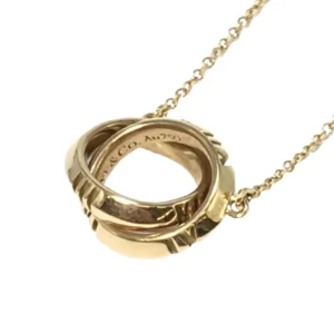 ティファニー アトラス ネックレス インターロッキング K18 YG