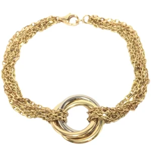 カルティエ トリニティ ブレスレット YG/WG/PG 750