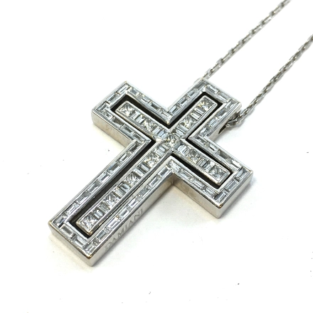 ダミアーニ ベルエポック ネックレス ダイヤモンド バゲットカット 18K WG買取の参考価格- ブランド買取専門店のおたからや