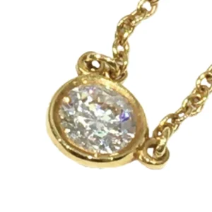 ティファニー バイザヤード ダイヤモンド ネックレス YG