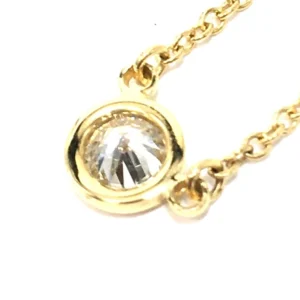 ティファニー バイザヤード ネックレス YG ダイヤ