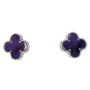 ヴァンクリーフ&アーペル ヴィンテージアルハンブラ ラピスラズリ ピアス イヤリング WG