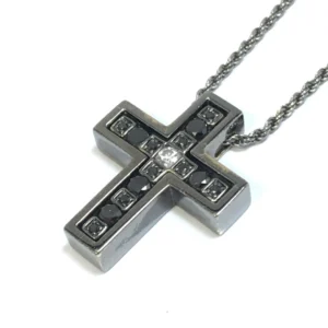 ダミアーニ ベルエポック ネックレス ダイヤ ブラック K18 WG