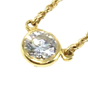 ティファニー バイザヤード ネックレス YG ダイヤ