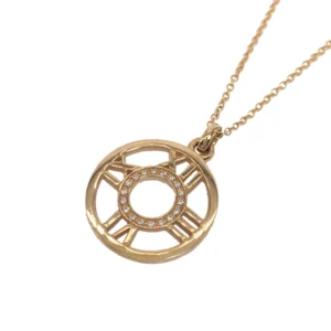 ティファニー アトラス ネックレス オープン メダリオン ダイヤモンド PG