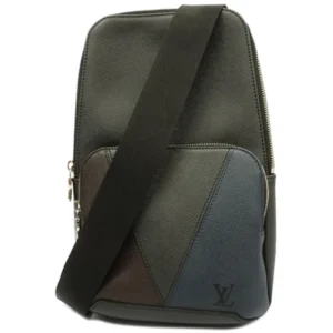 ルイ・ヴィトン タイガ アヴェニュー・スリングバッグ ショルダーバッグ レザー ブラック M30701