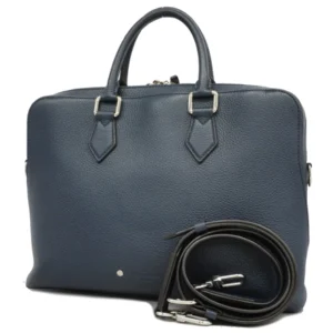 ルイ・ヴィトン アルマンド ブリーフケースPM レザー ネイビー M53490 カデナ クロシェット ショルダーストラップ
