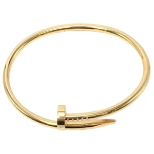 カルティエ ジュストアンクル ブレスレット バングル  釘モチーフ K18 PG