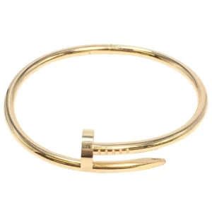 カルティエ ジュストアンクル ブレスレット バングル 750 K18 YG