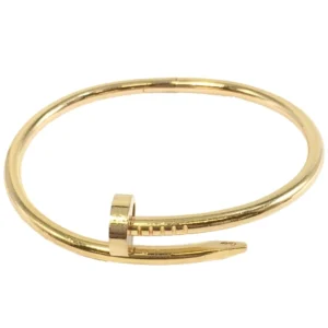 カルティエ ジュストアンクル ブレスレット バングル 釘 K18 PG