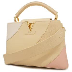 ルイ・ヴィトン カプシーヌBB ハンドバッグ トリヨンレザー×パテントレザー×カーフレザー トーナルバニラベージュ M59863