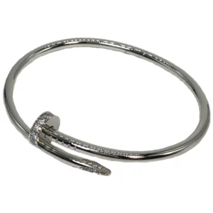 カルティエ ジュストアンクル ブレスレット バングル ダイヤモンド 750
