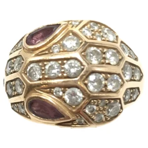 ブルガリ セルペンティ リング 750PG