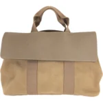 エルメス ヴァルパライソ GM トートバッグ キャンバス ブラウン B ポーチ