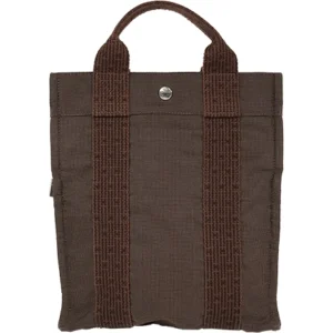 エルメス エールラインアド リュックサック キャンバス ブラウン