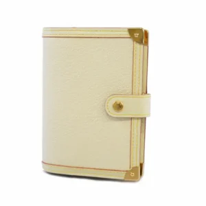 ルイ・ヴィトン スハリ アジェンダPM 手帳カバー レザー アイボリー R20888