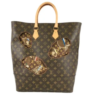 ルイ・ヴィトン モノグラムアンプラント ウィズホールズMM トートバッグ M58661