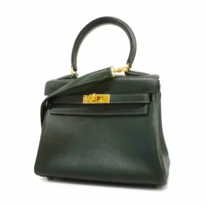 エルメス ミニケリー ボックスカーフ ゴールド金具 Ⓥ刻印