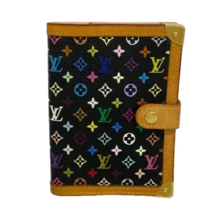 ルイ・ヴィトン モノグラムマルチ アジェンダPM 手帳カバー PVC ブラック R20895