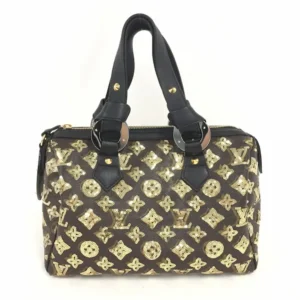 ルイ・ヴィトン モノグラムエクリプス スピーディ30 ハンドバッグ PVC ブラウン M40244