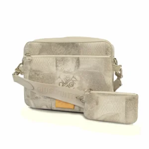 ルイ・ヴィトン ダミエ・ソルト トリオ・メッセンジャー ショルダーバッグ グレー N50068