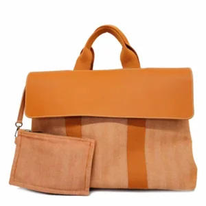 エルメス ヴァルパライソ MM トートバッグ レザー ブラウン K刻印