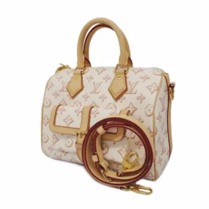 ルイ・ヴィトン モノグラム スピーディバンドリエール25 ハンドバッグ PVC アイボリー M20919