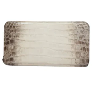 ルイ・ヴィトン ジッピーウォレット 財布 クロコダイル ブラウン×オフホワイト N99305