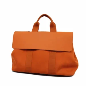 エルメス ヴァルパライソGM ハンドバッグ キャンバス オレンジ