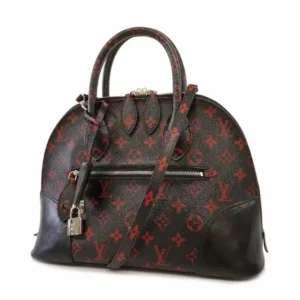 ルイ・ヴィトン モノグラムアンフラルージュ アルマPM ハンドバッグ PVC×レザー ブラック×レッド M41500