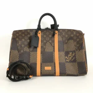 ルイ・ヴィトン ダミエジャイアント キーポルバンドリエール50 N40360