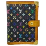 ルイ・ヴィトン モノグラムマルチ アジェンダPM 手帳カバー PVC ブラック R20895