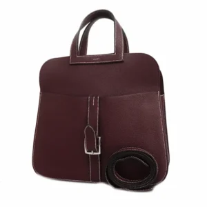 エルメス アルザン 31 ハンドバッグ レザー ボルドー A刻印